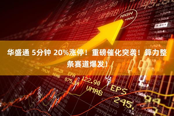 华盛通 5分钟 20%涨停！重磅催化突袭！算力整条赛道爆发！