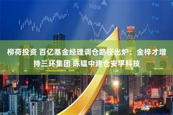柳荷投资 百亿基金经理调仓路径出炉：金梓才增持三环集团 陈韫中建仓安孚科技